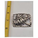 Silver Brooch marked Sterling 21 grams
