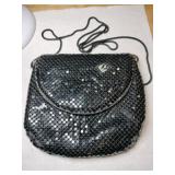 Black mesh purse