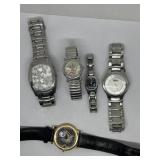Guess, Mossimo, Fossil, & Mudd analog watches