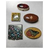 Vintage pill boxes