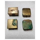 Brass pill boxes