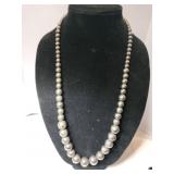 Navajo beaded necklace unmarked  2.935oz untested
