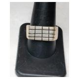 Silver native American ring  marked Mexico size