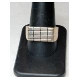 Silver native American  ring  marked Mexico 925