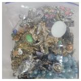 1lbs 13oz Of broken jewelry mystery bag