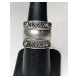 Silver  spoon ring.  Size 6.5   .125oz