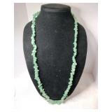 Green Aventurine chip necklace