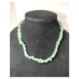 Green Aventurine chip necklace