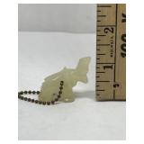 Hand-carved onyx elephant figurine