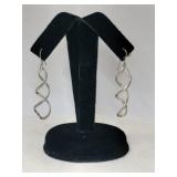 Bangle spiral earrings