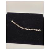 Silver Bracelet Greek Key marked 925  13 grams