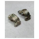 Silver handmade unmarked.     .360oz