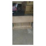 Wooden bird feeder house 24in x 8in