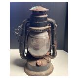 Dietz Little Wizard kerosene lantern with red