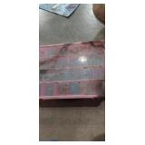 Bolt storage container with contents