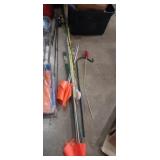 Marking flags , garden stakes, pry bar ,sheaperds