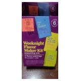 Weeknight flavor maker kit  8 boxes