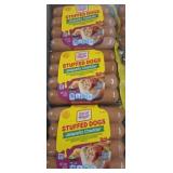 3 packages of Oscar Mayer jalapeï¿½o cheese stuffed