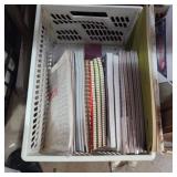 Assorted legal pads and more