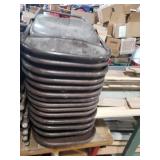 15 Brown Metal folding chairs