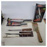 2 tramontina filet, ecko Geneva steak and chefs,