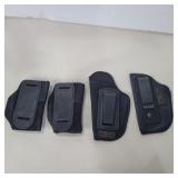 4 small pistol holsters 2 uncle Mike