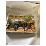 Italeri 1/35 Scale Willys Jeep plastic model kit.