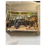 Italeri 1/35 Scale Willys Jeep plastic model kit.