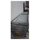 6 - 9.2ftx18in white garage door panels (some may