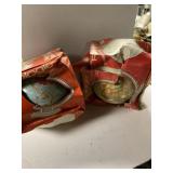 2 World globes in damaged boxes