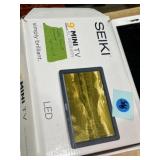 Seiki 9" mini TV in original box with included