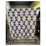 Vintage "Flying Crow"/"Village Square" quilt.