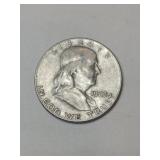 1963 Franklin silver half dollar