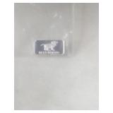 1 Gram Bar of  .999 Fine Silver With Best