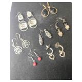 7 pair dangle earrings