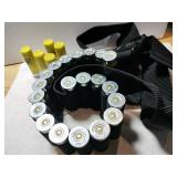 Ammo belt with 20 gauge Winchester 25 shells