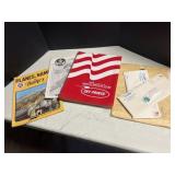 Aviation maps and other literature