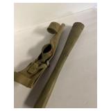 WWII U.S. military M-1910 pick mattock and its