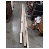 Various size width and length base trim boards