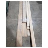 Assortment of base boards various size width and