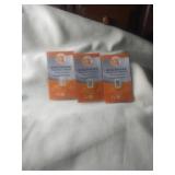 3 BenchMark 1 Grain .999 Fine Silver Bars