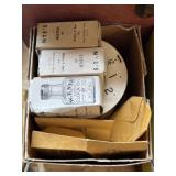 Clock parts and pieces, clock oil