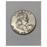 1963 Franklin silver half dollar