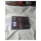 A 1980s Us Half Dollar and Stamp CollectionA