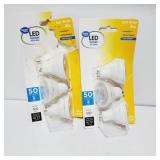 6 New damage pack LED spotlights GU10 base