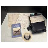 aviation pilot gear, military-style kneeboard,