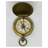 Waltham U.S. military brass pocket compass