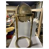 mid-century modern Replogle world globe on a