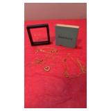 Gold plated Remmocy womenï¿½s initial chain X3