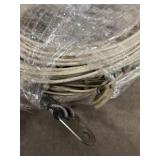 Zip line components and line